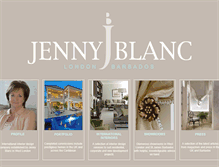 Tablet Screenshot of jennyblanc.com